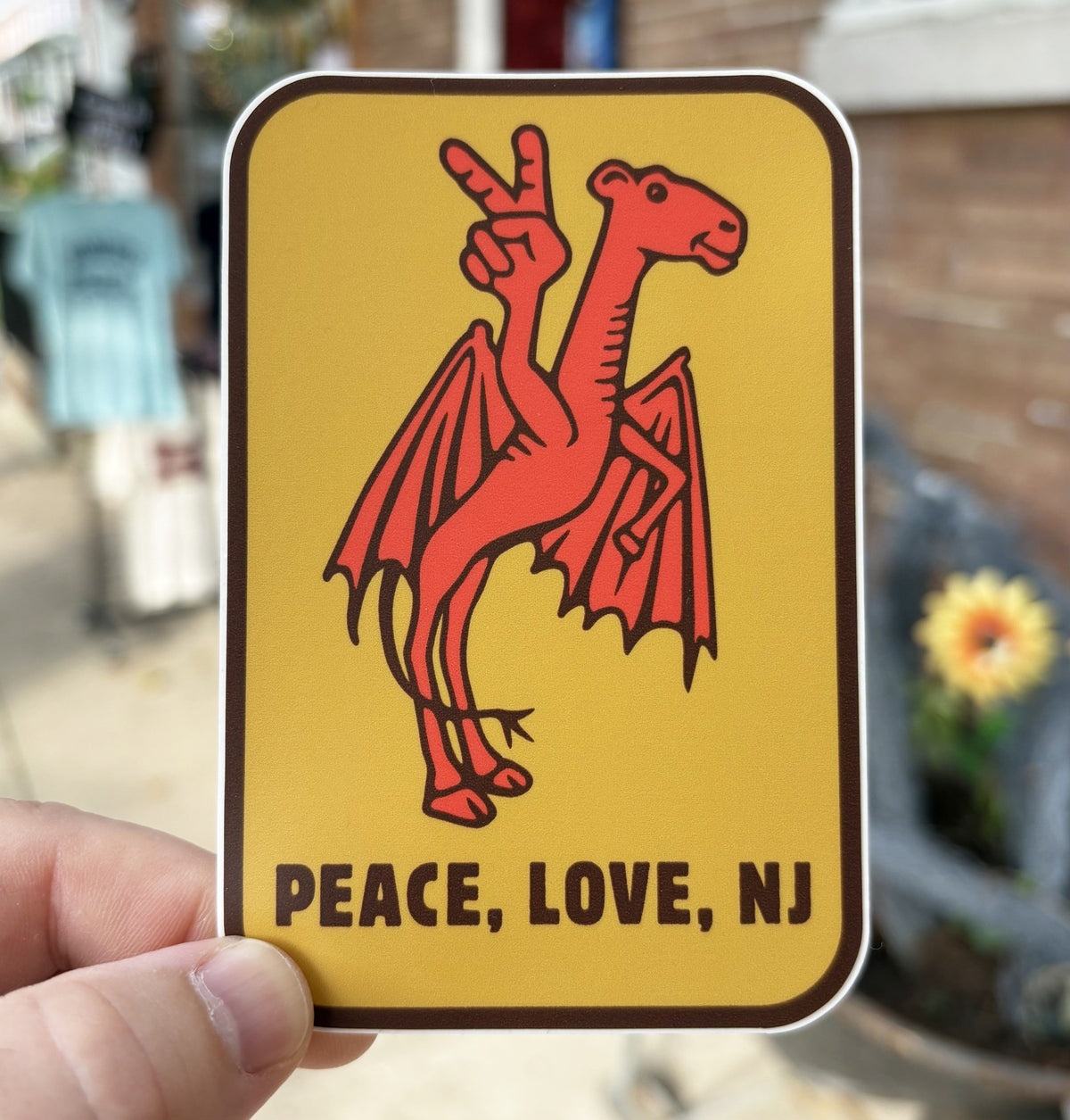 Peace Love NJ | Sticker