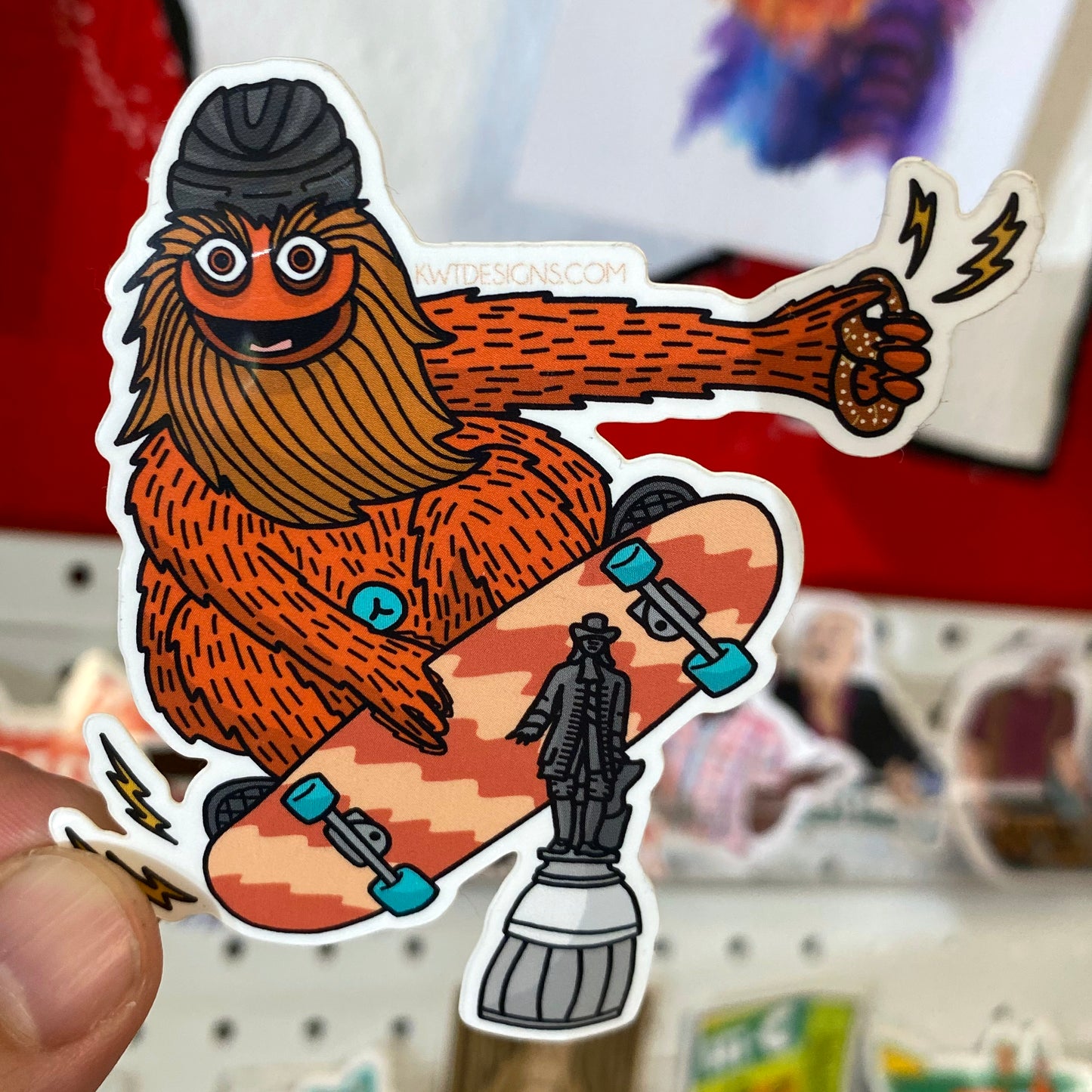 Gritty Skateboard | Sticker