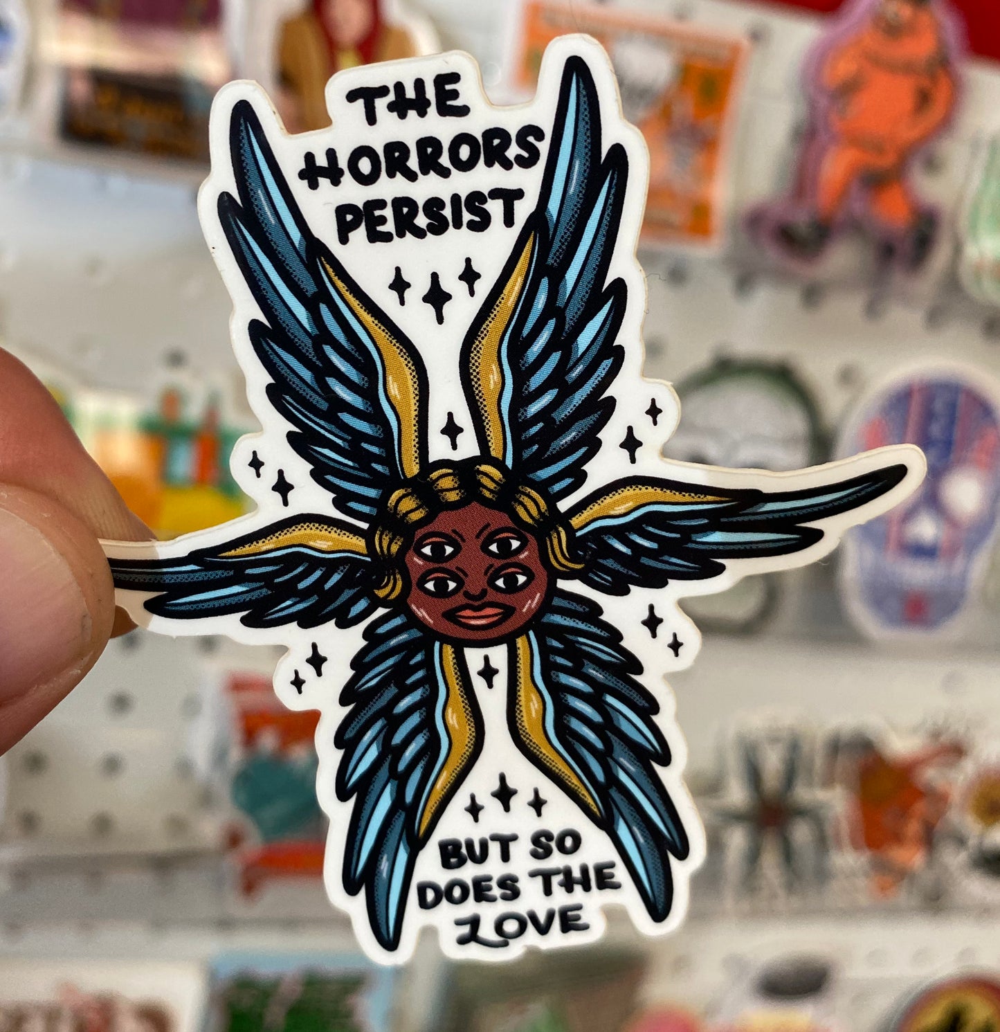The Horrors Persist | Sticker