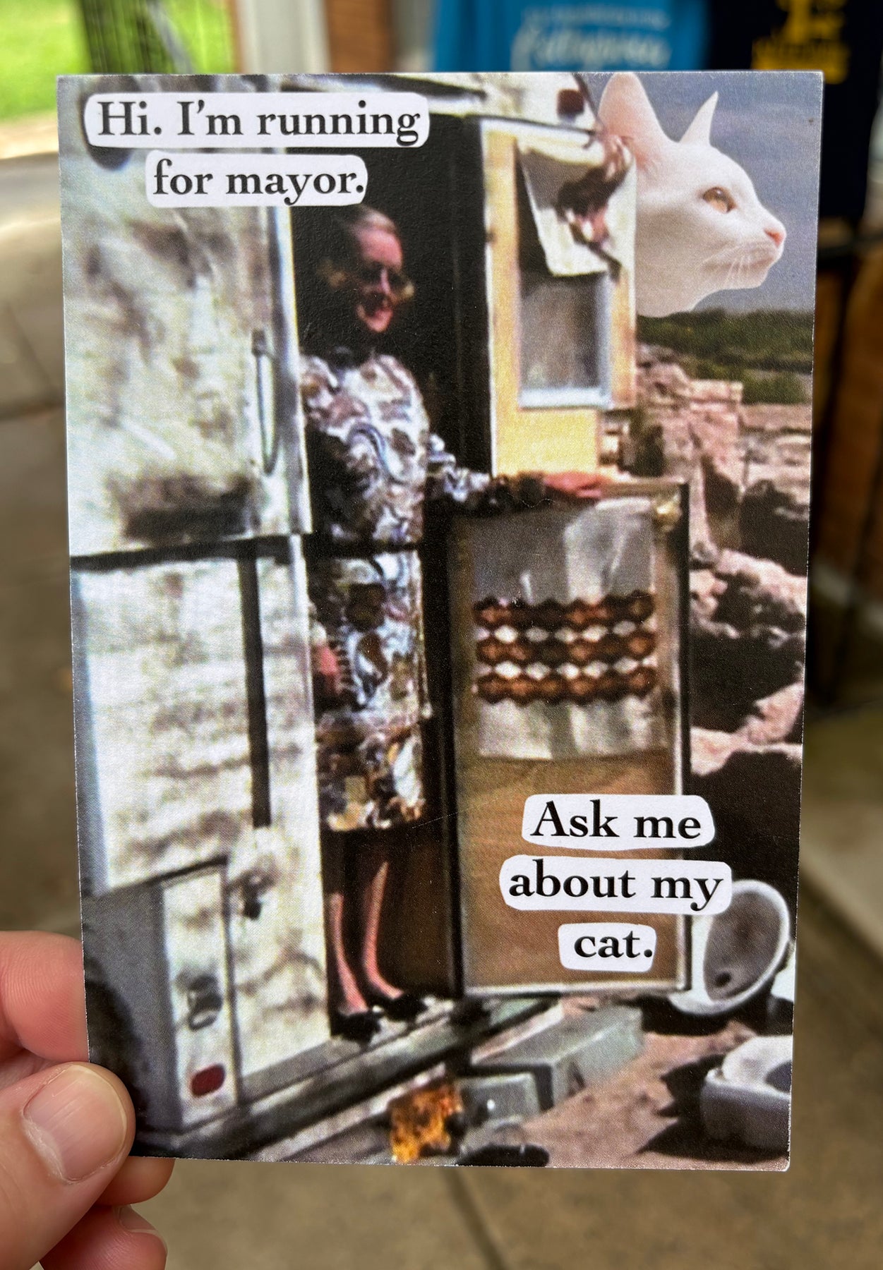 Running For Mayor | Postcard