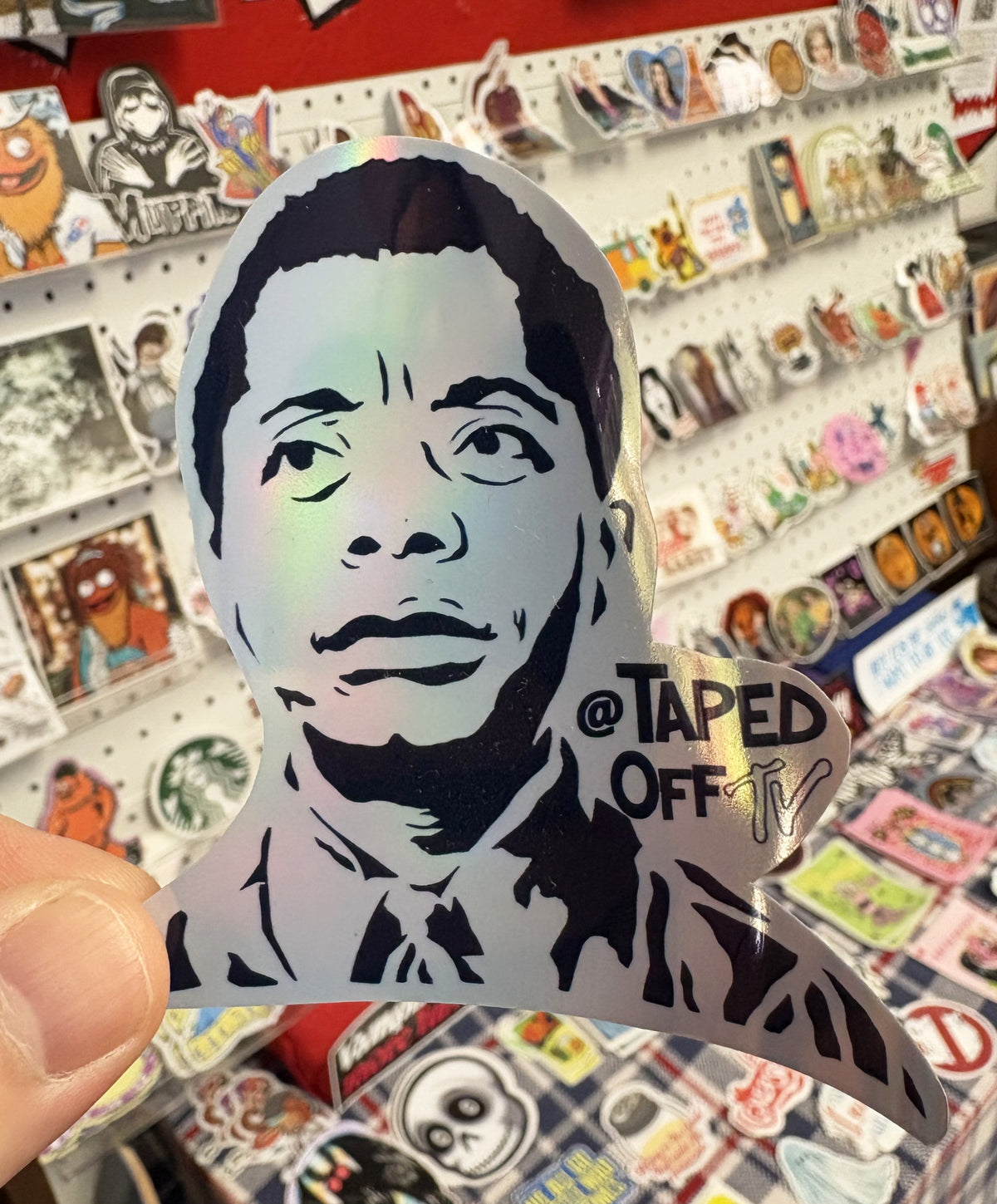 James Baldwin Holographic | Sticker