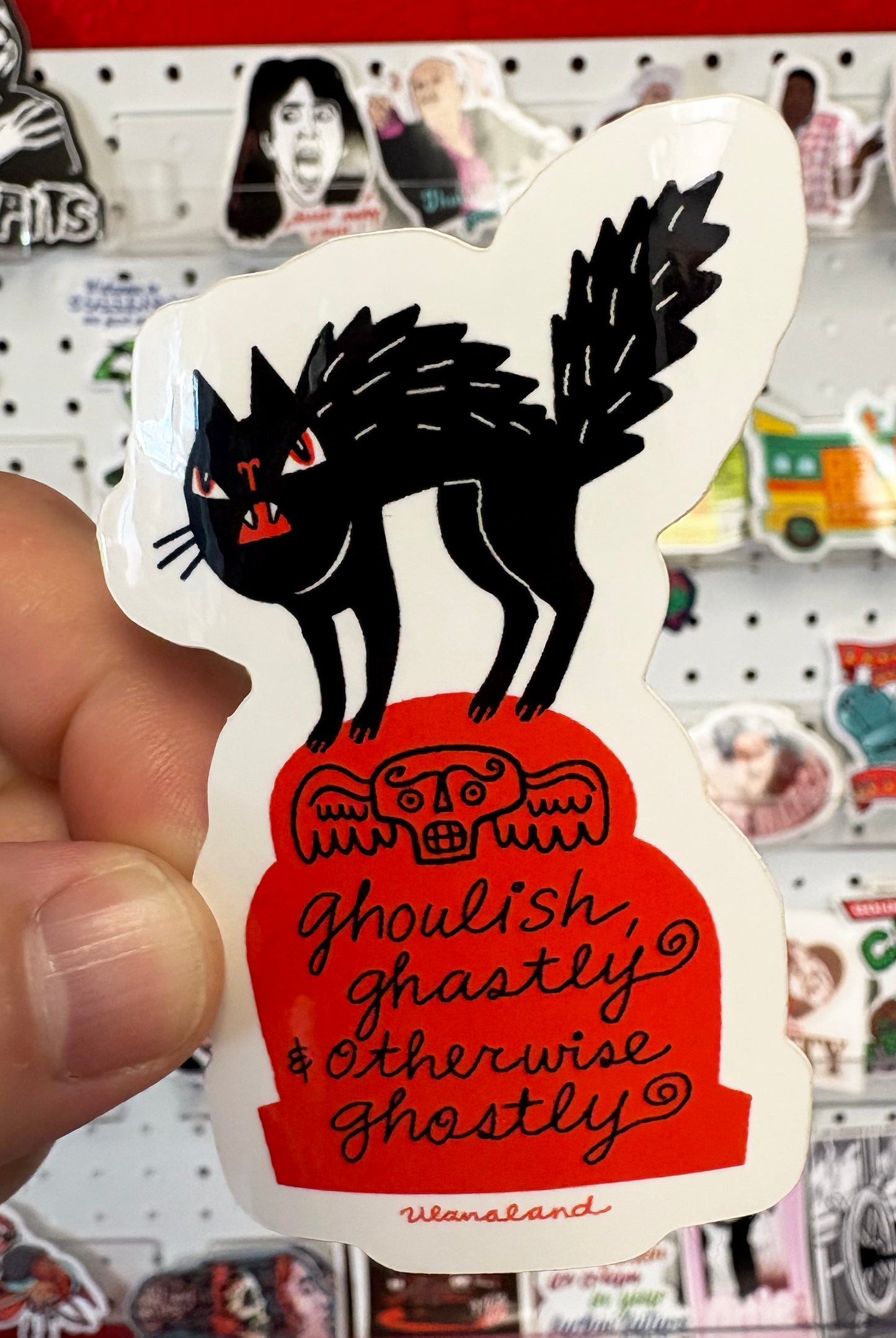 Ghoulish, Ghastly & Otherwise Ghostly | Sticker
