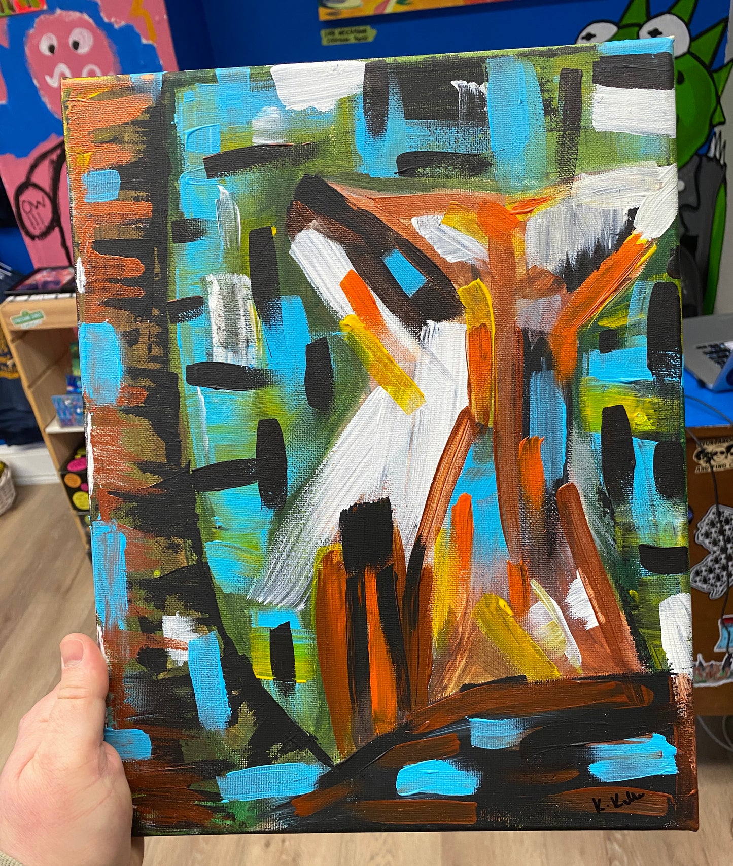 "Fox" | Original 11x14 Acrylic Painting