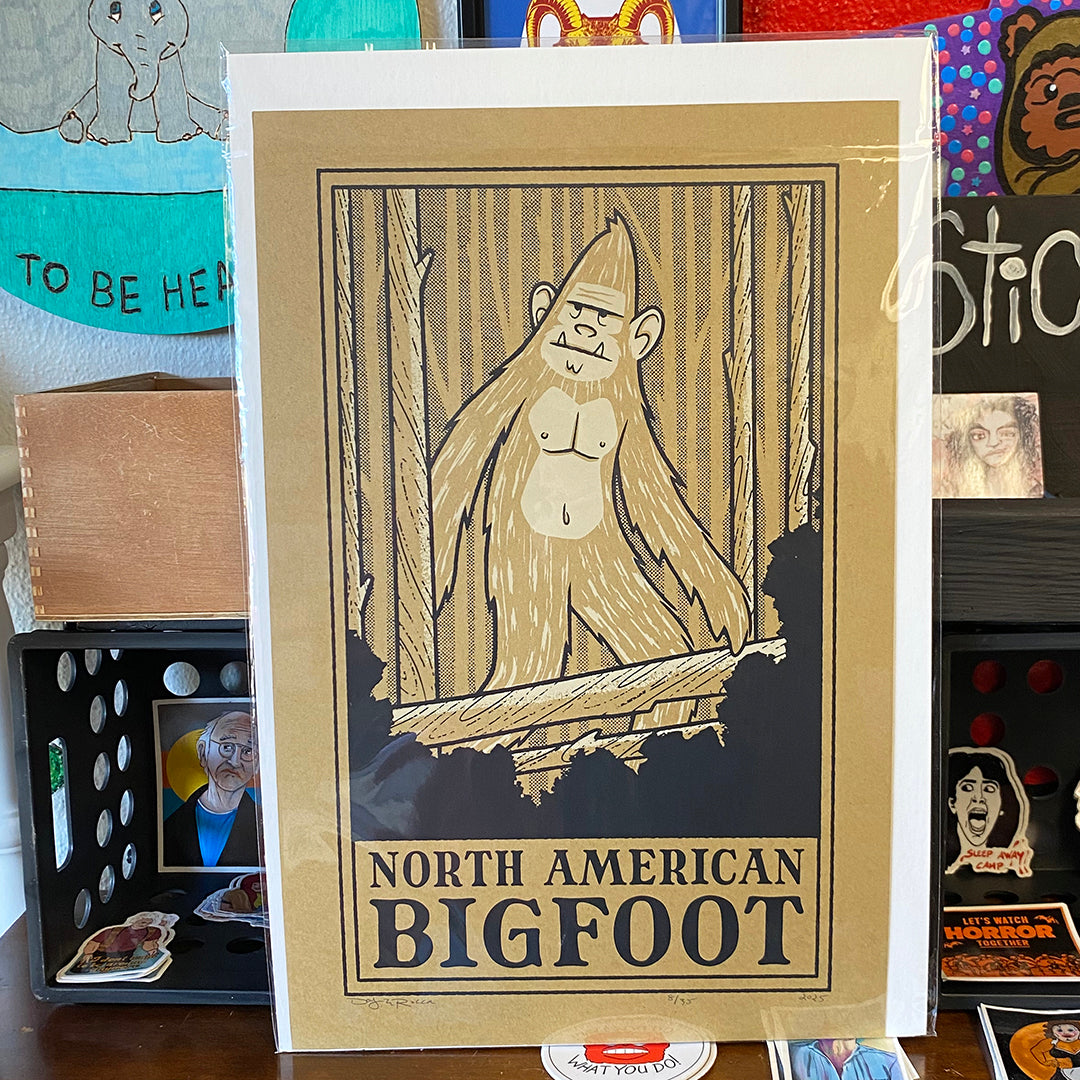 North American Bigfoot | 11x17 Print