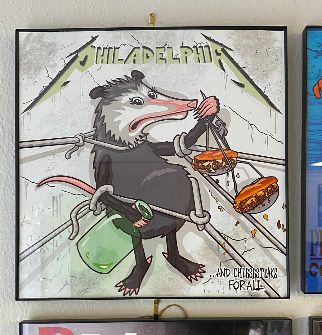 FRAMED Bernadette "And Cheesesteaks For All" LP Cover | 12 x12 Print