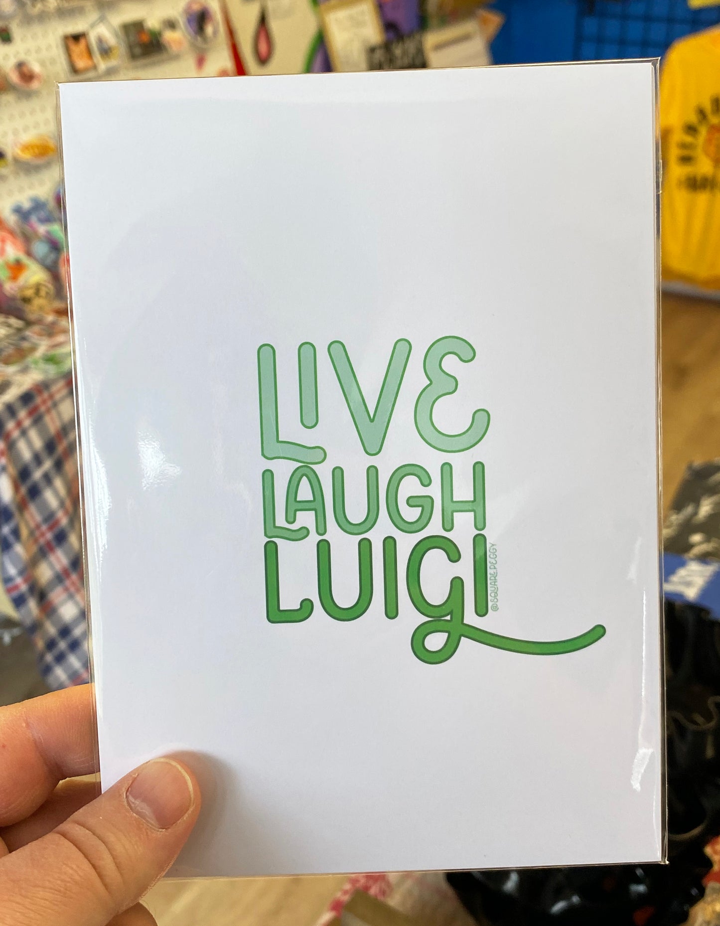 Live Laugh Luigi | Print