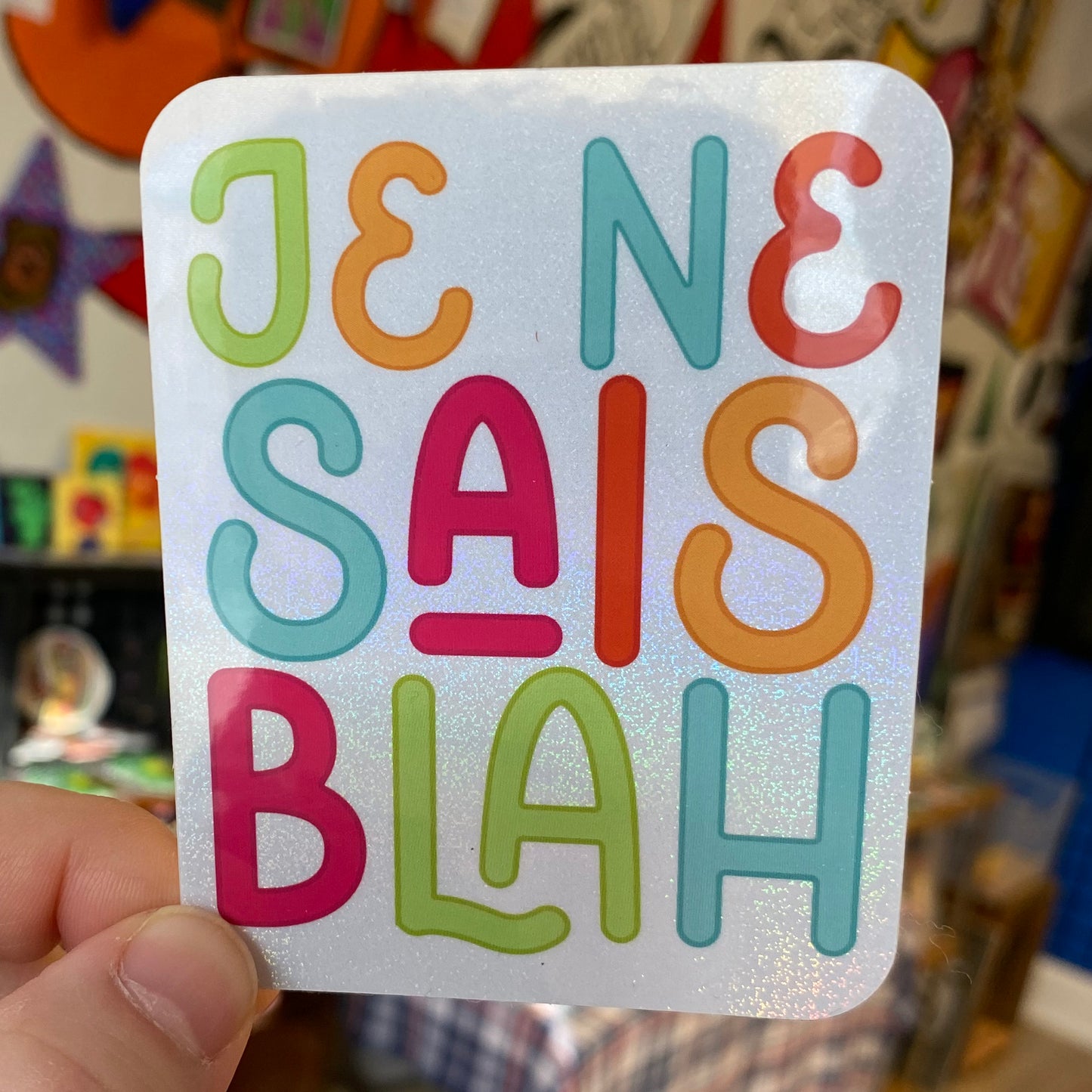 Je Ne Sais Blah | Sticker