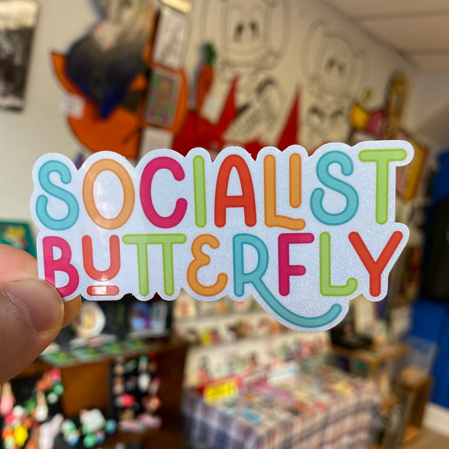 Socialist Butterfly | Sticker