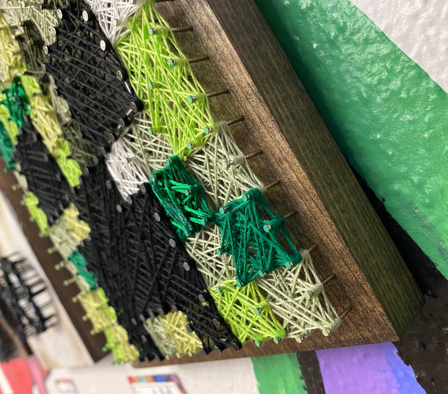 Creeper | String Art by Wood & Hope Studios