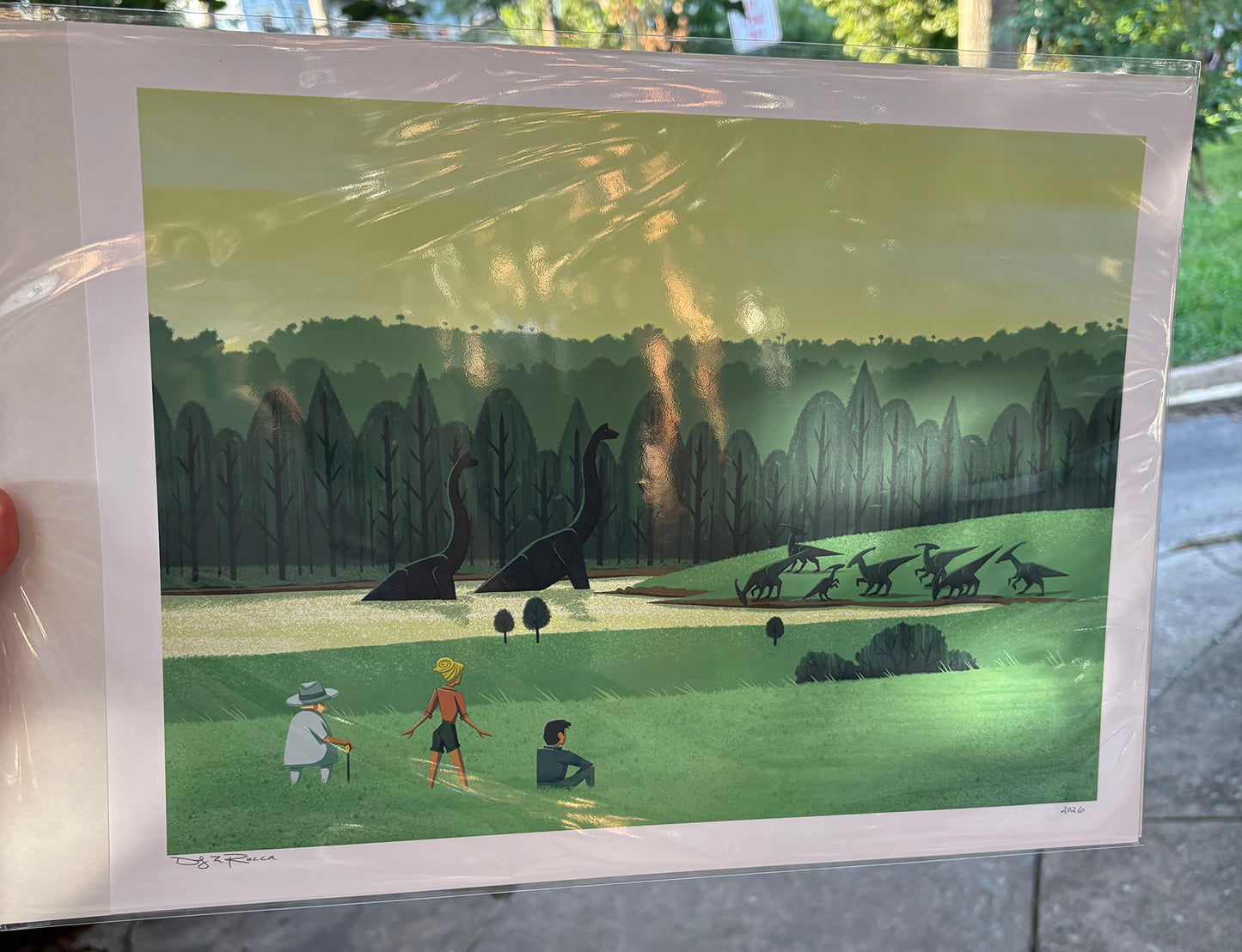 Welcome to Jurassic Park |  12x16 Print
