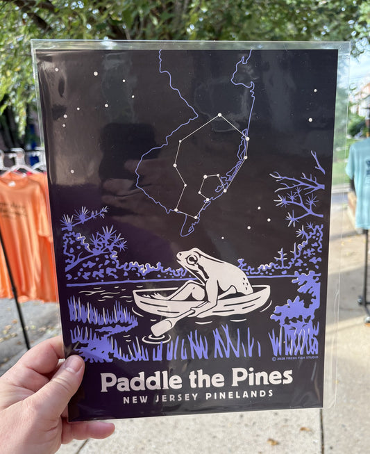 Paddle the Pines | 9x12 Print