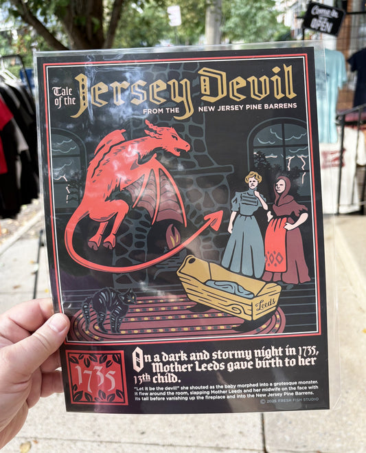 Tale of the Jersey Devil | 9x12 Print