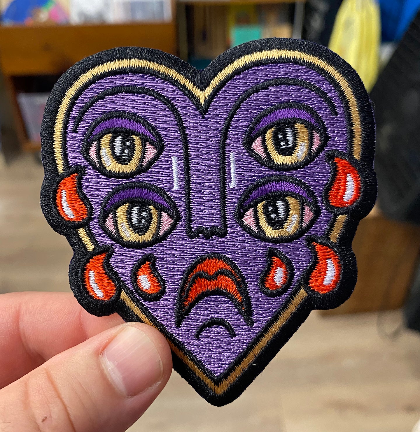 Crying Heart with Eyes | Patch