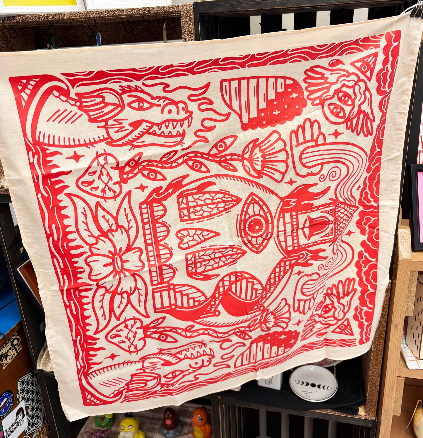 Skull Church Bandana by KWT Designs