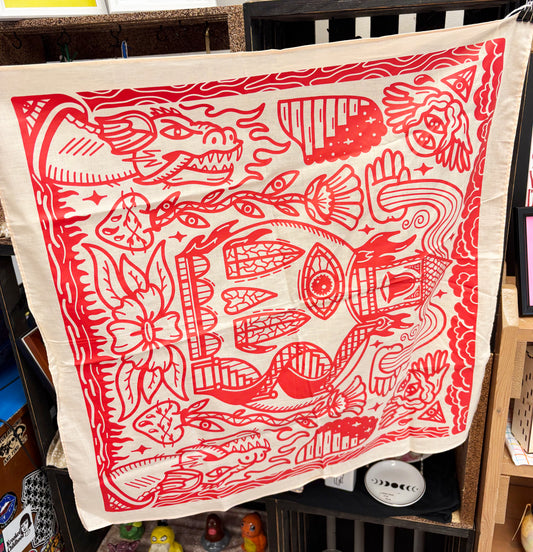 Skull Church Bandana by KWT Designs