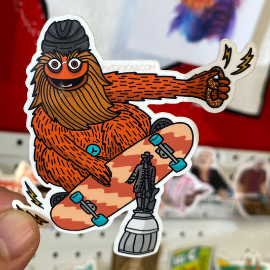 Gritty Skateboard | Sticker