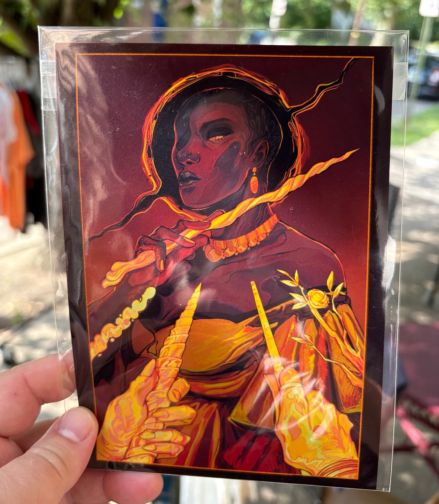Five of Wands | 5x7 Print