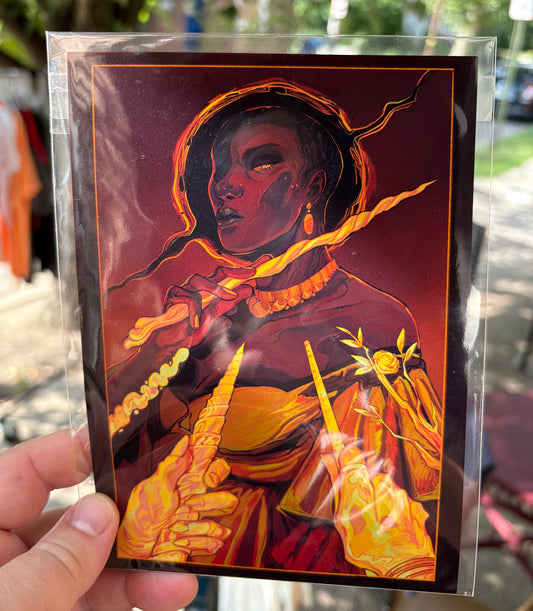 Five of Wands | 5x7 Print
