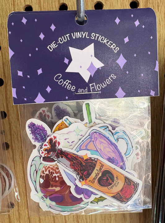 Coffee and Flowers | Sticker Pack