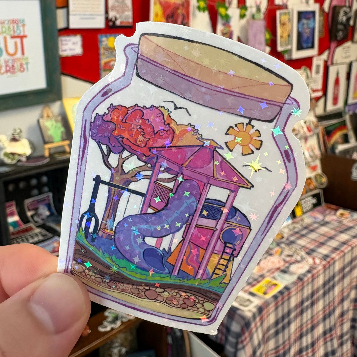 Playground in a Jar | Sticker