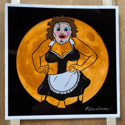 Pleather Face | Sticker