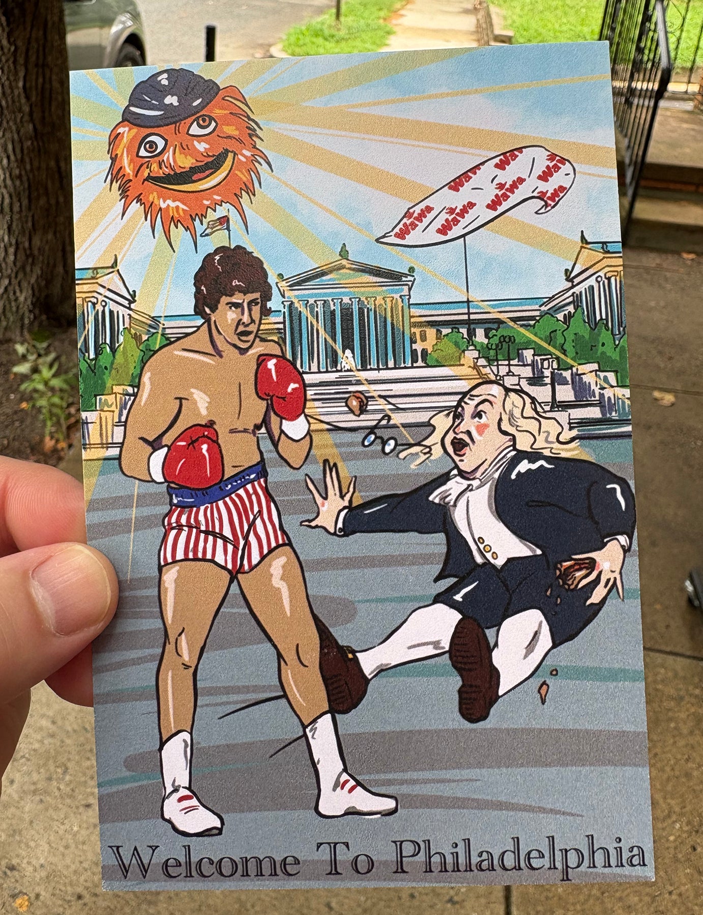 Welcome to Philadelphia | Postcard
