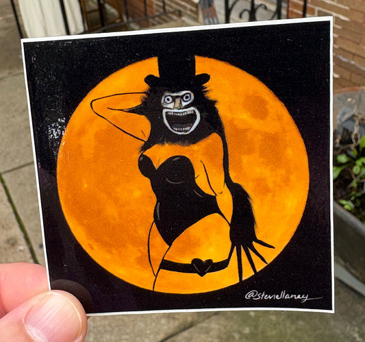 Boop-a-Babadook Pin-up | Sticker