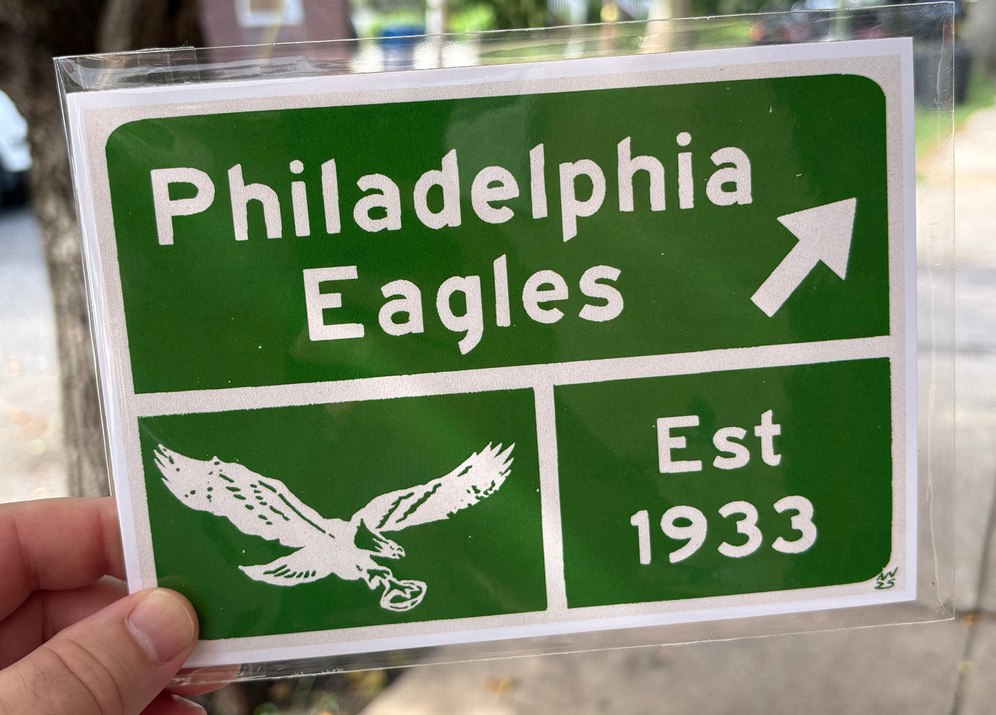 Eagles 1933 Highway Sign | 5x7 Print