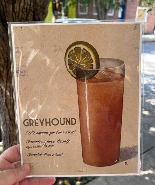Greyhound | 8x10 Print