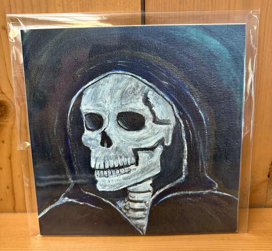 Skeleton in Robe | Print