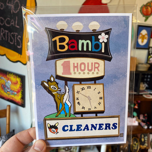 Bambi 1-Hour Cleaners; Philadelphia | 5x7 Print