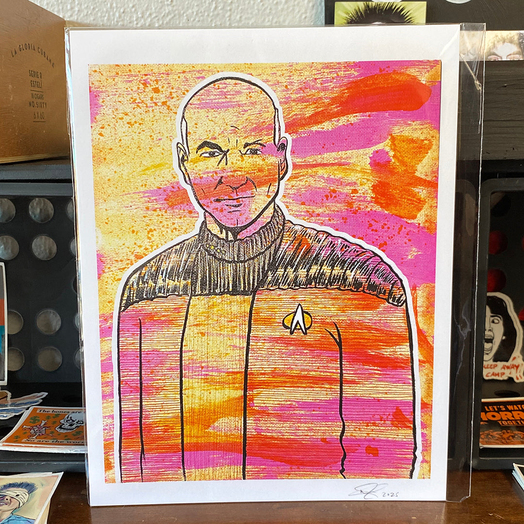 Captain Jean-Luc Picard; Star Trek | 8x11 Print