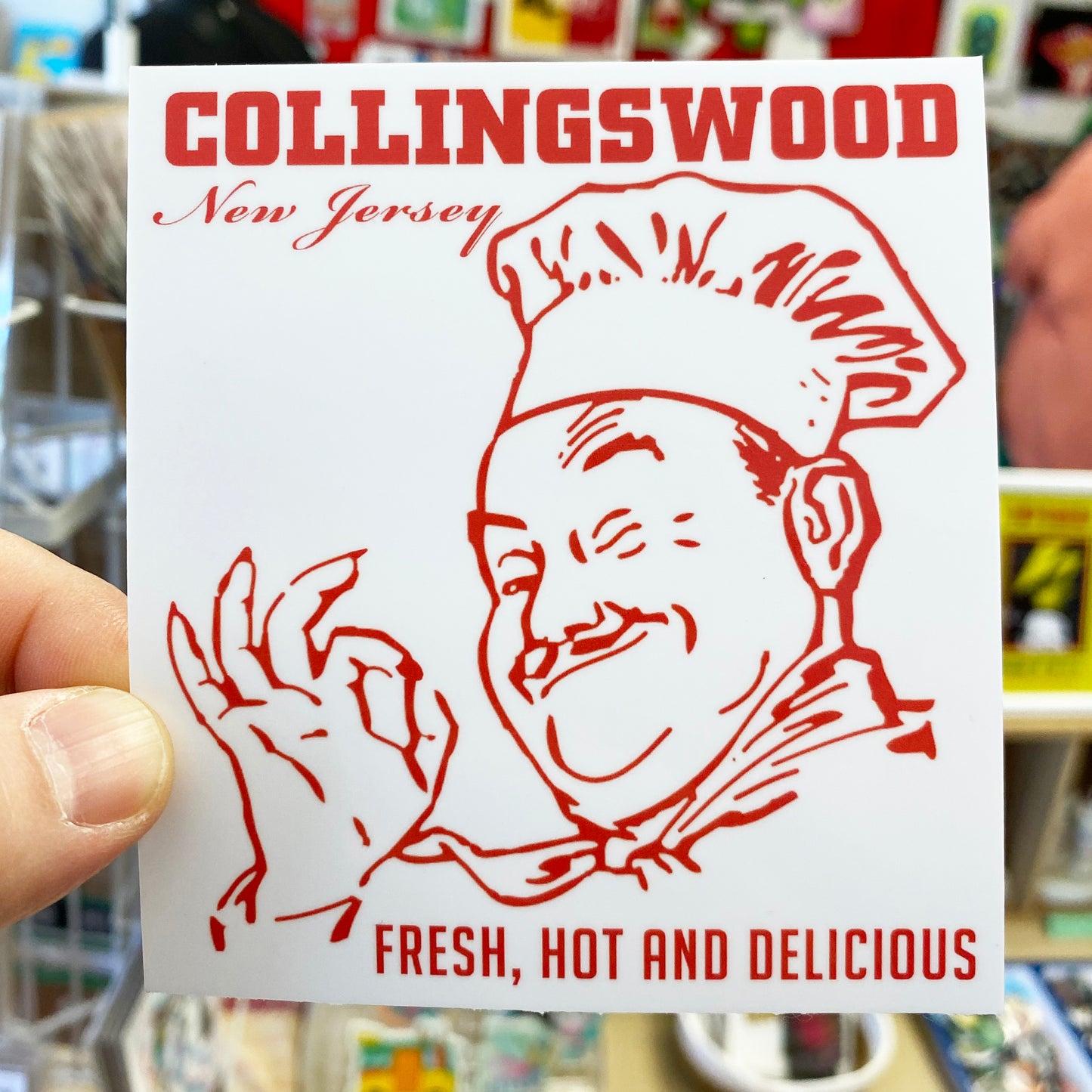 Fresh, Hot and Delicious | Sticker