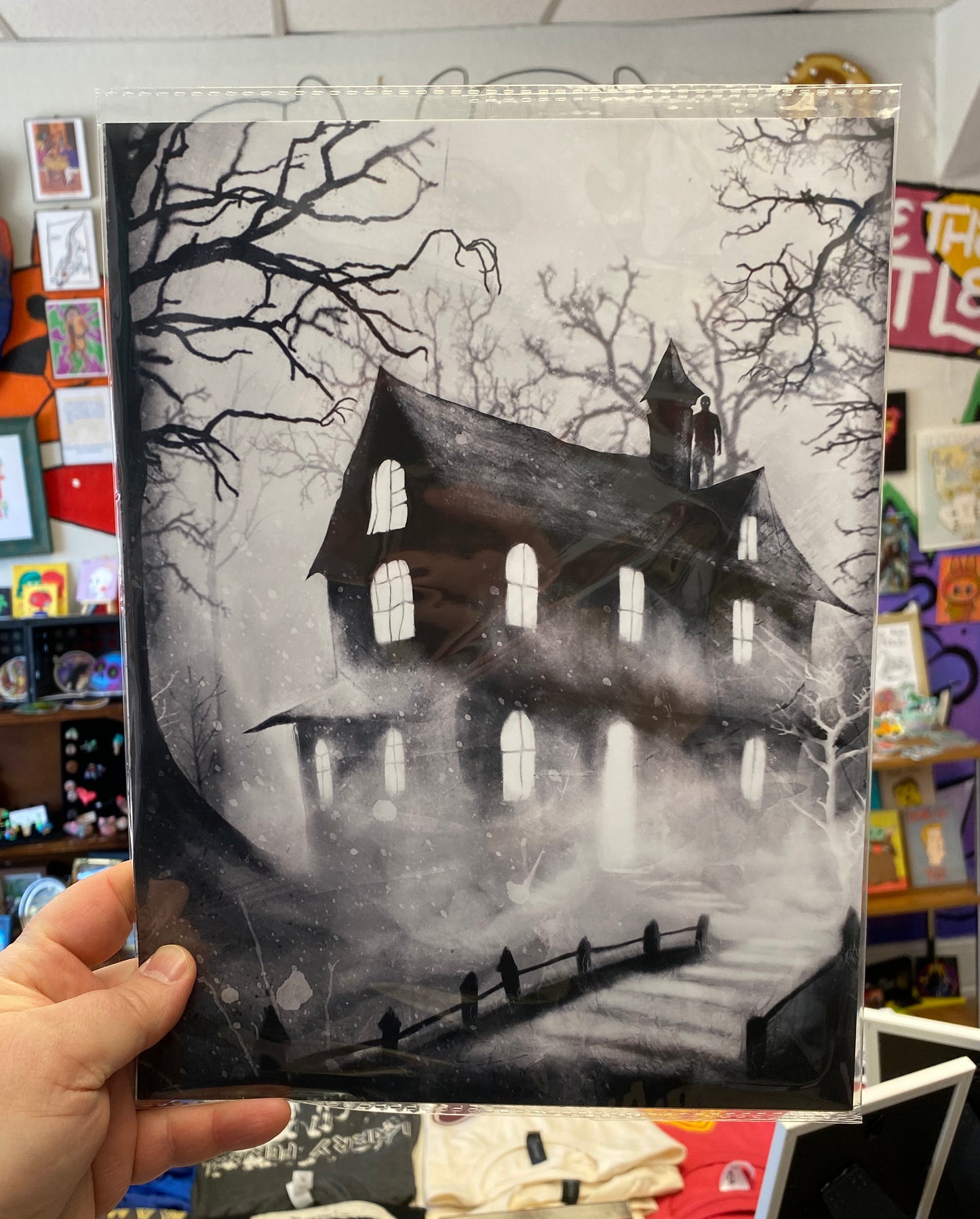A Watcher on the House |12X9 Print