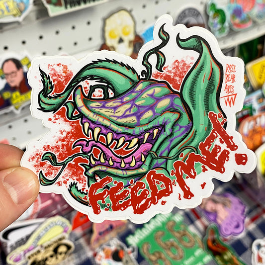 "Feed Me!" Little Shop of Horrors | Sticker