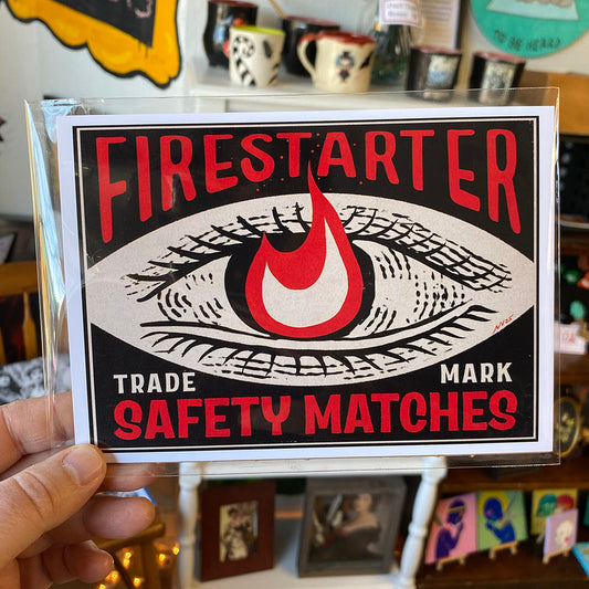 Firestarter Safety Matches | 5x7 Print