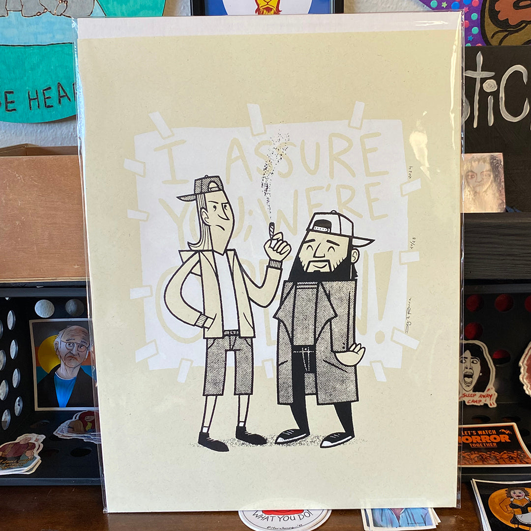 Jay and Silent Bob |  12x16 Print