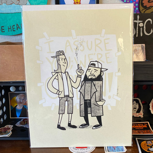 Jay and Silent Bob |  12x16 Print