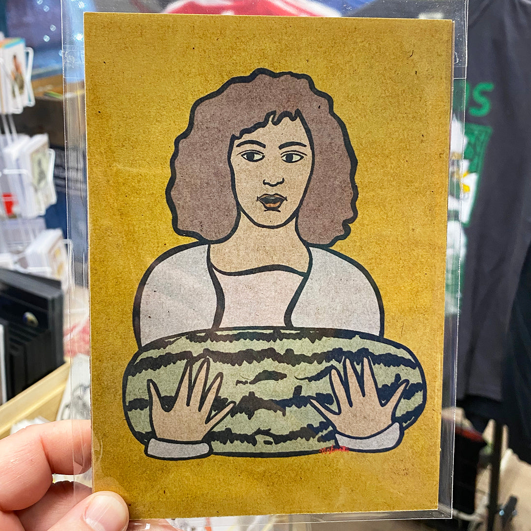 Jennifer Grey with Watermelon | 5x7 Print