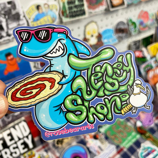 Jersey Shore | Rosebear Arts Sticker