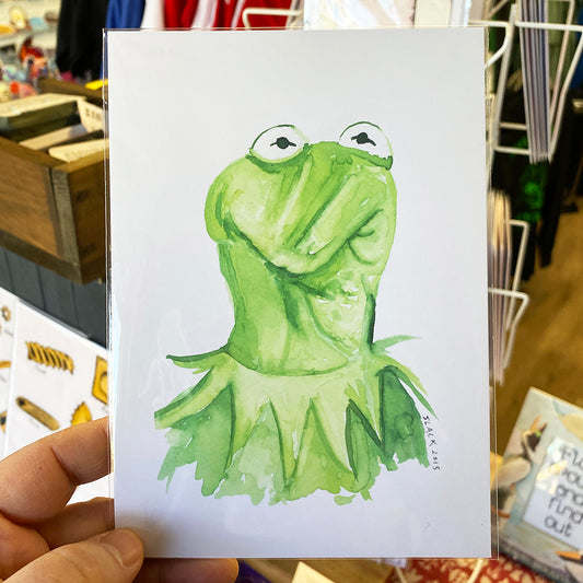 Annoyed Kermit | 5x7 Print