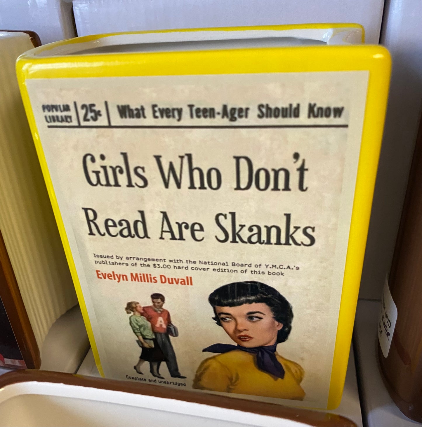 Girls Who Don't Read | Book Vase