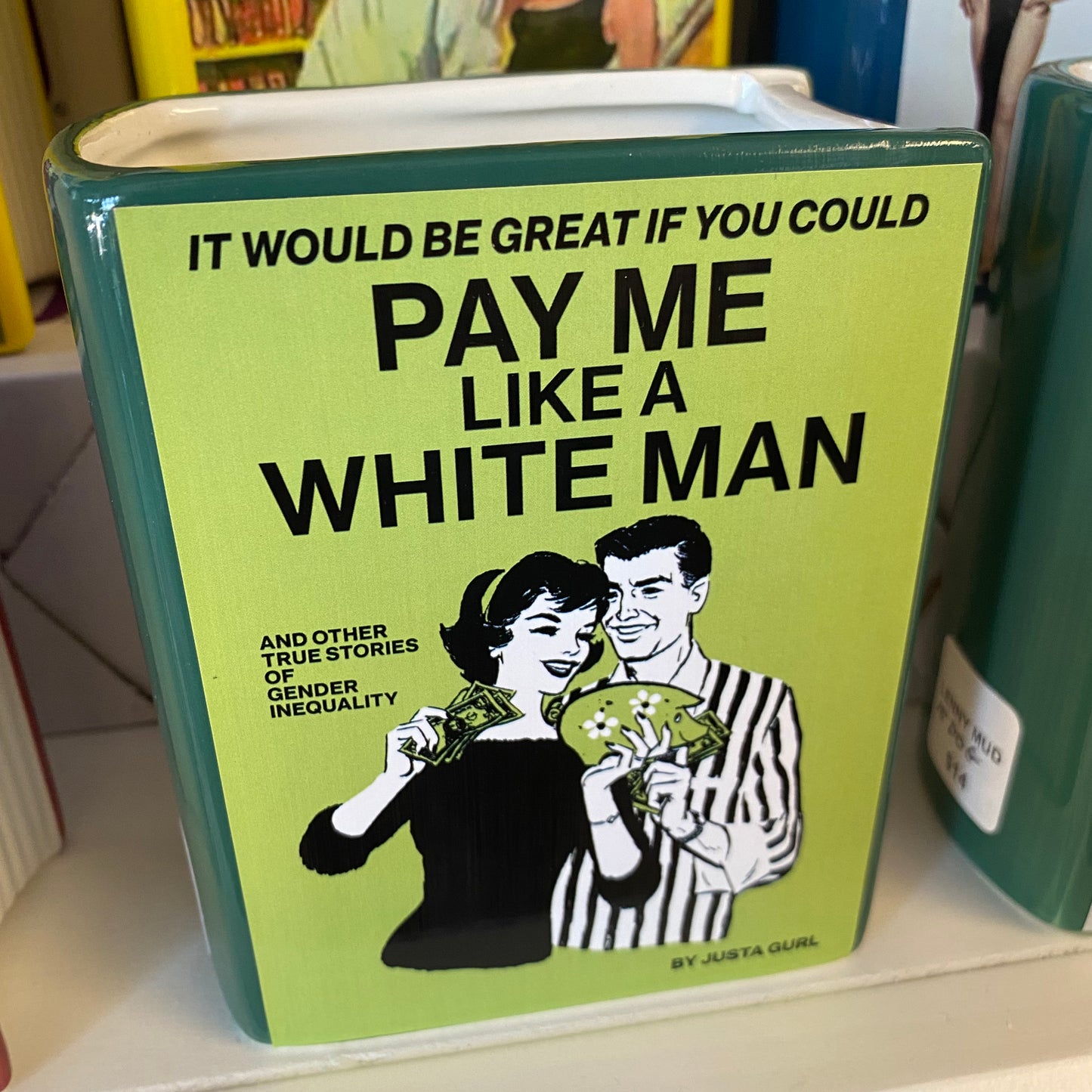 Pay Me Like a White Man | Book Vase