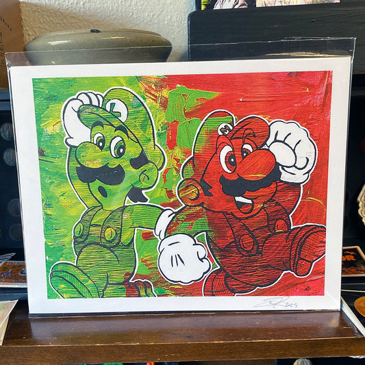 Mario and Luigi | 8x11 Print
