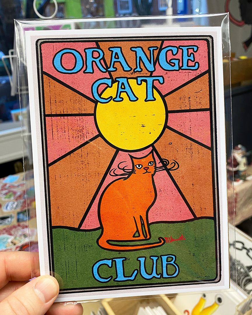 Orange Cat Club |  8x10 Print