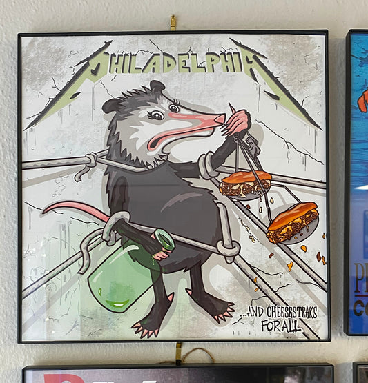 FRAMED Bernadette "And Cheesesteaks For All" LP Cover | 12 x12 Print