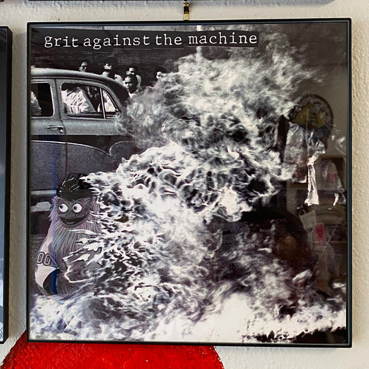 FRAMED Grit Against the Machine LP Cover | 12 x12 Print