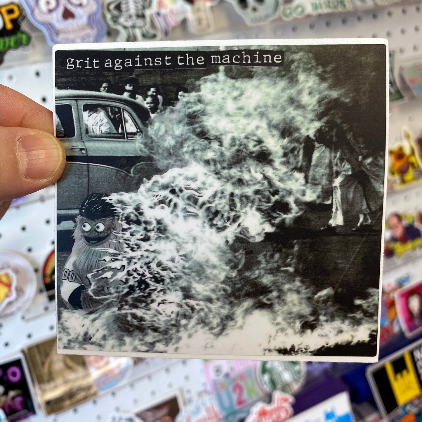 Grit Against the Machine | Sticker