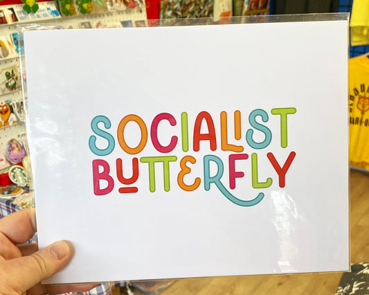 Socialist Butterfly  | Print