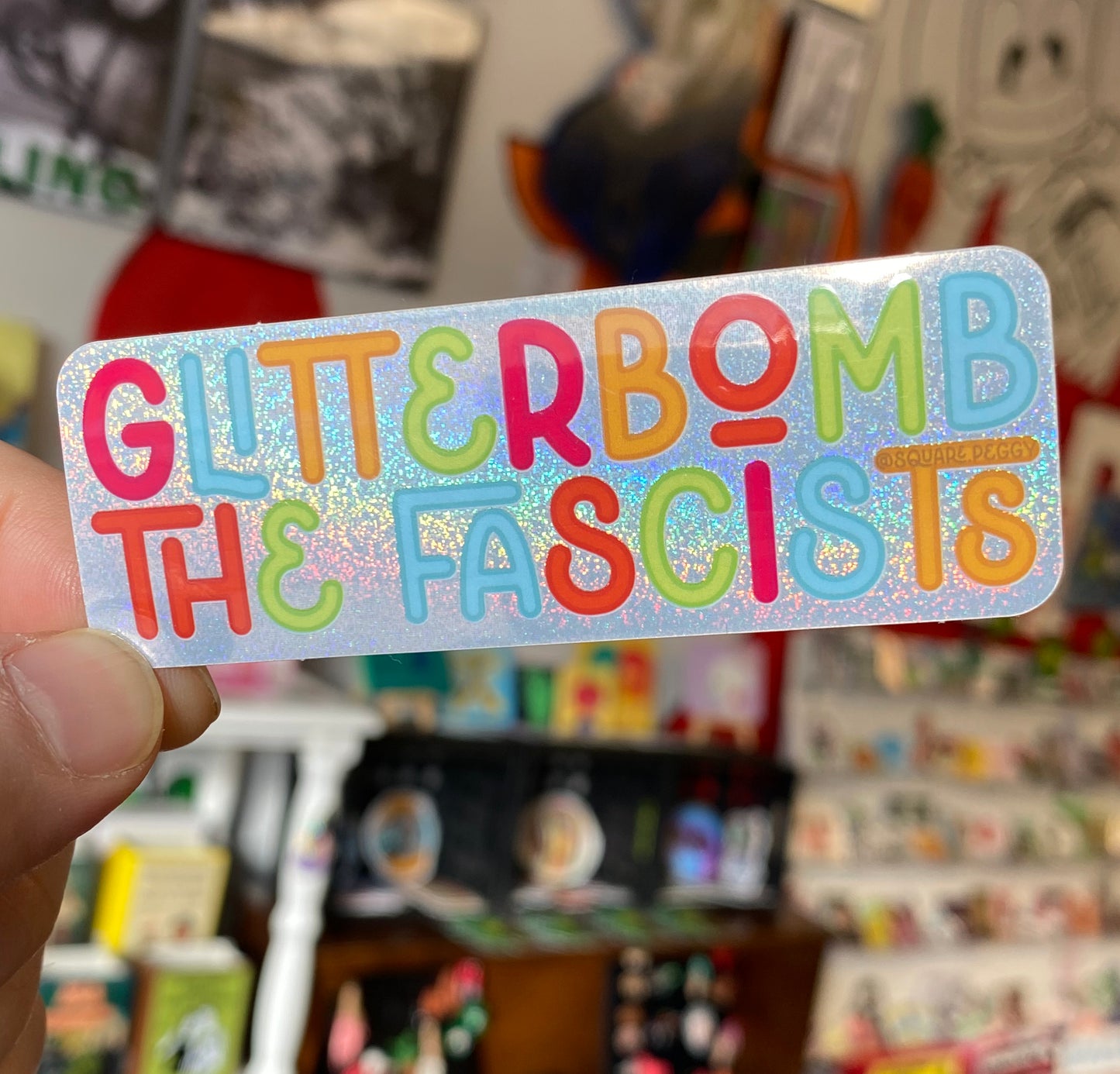 Glitterbomb the Facists | Sticker